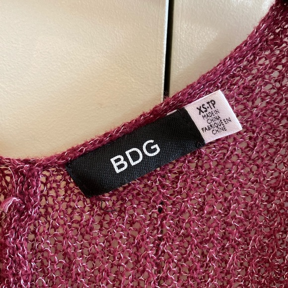 BDG maroon cardigan - Picture 2 of 3